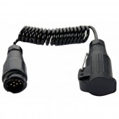 Cablu spiralat prelungitor 13 pini - 8 fire