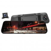 Camera auto DVR PNI Voyager S2800 UHD 4K 170° incorporata in oglinda retrovizoare, 9.66 inch, touchscreen IPS, monitorizare parcare, G-Sensor, slot