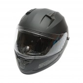 Casca moto integrala negru mat cu viziera transparenta si ochelari de soare, marimea XL Arcane II
