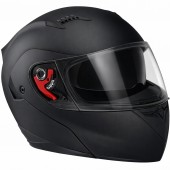 Casca moto modulabila neagra
