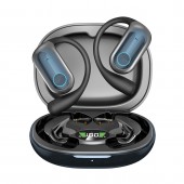 Casti wireless PNI Q20 cu traducere AI in timp real, Bluetooth 6.1, reducere zgomot apel, aplicatie dedicata, IPX5, 600 minute de traducere AI/luna
