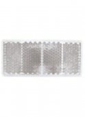 Catadioptru reflectorizant dreptunghiular alb