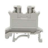 Clema de sir pe sina DIN 2.5mm² 24A 690V gri UK2.5B Longroad