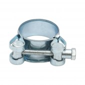 Colier forta, clema metalica zincata cu surub W1 pentru furtunuri 26-28mm Breckner Germany