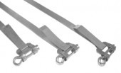 Colier metalic de prindere cu bolt de siguranta 700 mm 9x0.4 mm