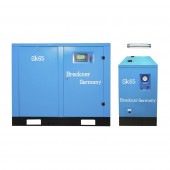 Compresor cu surub 22KW/ 30CP, 3.6mc/min cu uscator Breckner Germany