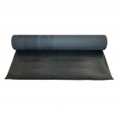 Covor cauciuc SBR+NR fara insertie textila si cu striatie 6x1200x10000mm L=10m; l=1,2m; G=6mm