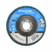 Disc lamelar abraziv cu zirconiu pentru taiat si polizat metal, inox P40, 125mm Breckner Germany