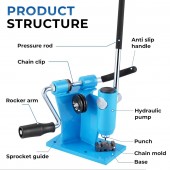 Dispozitiv pentru nituire si depresare lant drujba Holzfforma® (2 in 1)