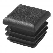 Dop teava patrat plastic 25x25mm - set 4 buc