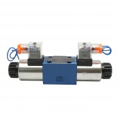 Electrovalva directionala 24VDC 25W pentru 6 cai control debit instalatii hidraulice HDQX126J 4WE6J61B CG12N9Z4