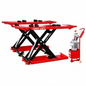Elevator auto mobil tip foarfeca 220V, 2.2kW, capacitate ridicare 3500kg, deblocare pneumatica, inaltime ridicare 110-1050mm