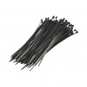 Faseta, colier plastic negru 2.5x120mm 100 buc/set Breckner Germany