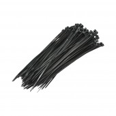 Faseta, colier plastic negru 2.5x160mm 100 buc/set Breckner Germany