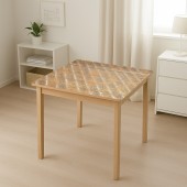 Folie protectie masa transparenta PVC siliconizat 100cm, grosime 0.8mm, model trandafiri 20m/rola Breckner Germany