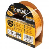 Furtun aer cauciuc -PVC , 15M cu cuple rapide
