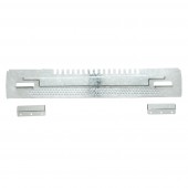 Gratie stup urdinis tip ghilotina din otel galvanizat 390x65mm