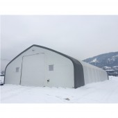Hala depozitare industriala din PVC, latime 9.15m, lungime 26m, inaltime 4.5m cu structura de rezistenta metalica
