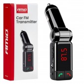 Incarcator - Modulator FM - Bluetooth 2×USB-A 12V 24V Amio