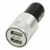 Incarcator USB cu 2 cai tip A 12V/24V 3100mA