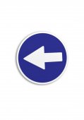 Indicator autocolant obligatoriu stanga