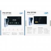 Interfon video PNI DF780 cu 1 monitor, ecran 7 inch 1080p, slot card, IP65, comanda 2 porti, inregistrare miscare eveniment,comexiune maxim 4