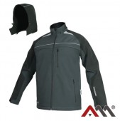 Jachetă softshell profesionala +K cu gluga