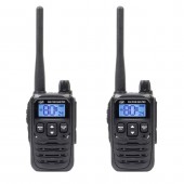 Kit 2 statii radio portabile PNI PMR R45 PRO 446MHz, 0.5W, 99CH programabile, 16 PMR, VOX, TOT, BCL, Scan, Roger Beep