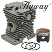 Kit cilindru drujba compatibil Stihl MS 180, 018 Hyway Ø 38 mm (Piston placat cu teflon)