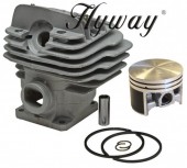 Kit cilindru drujba compatibil Stihl MS 260, 026 Hyway Ø 44 mm (piston placat cu teflon)