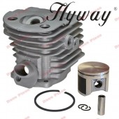 Kit cilindru drujba Husqvarna 51 Hyway Ø 45 mm (piston placat cu teflon)