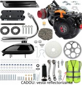 Kit motor (4 TIMPI) bicicleta 80cc - 3.5CP (reductor- lant)