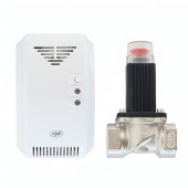 Kit senzor de gaz si electrovalva PNI Safe House 230 3/4 inch, alarma sonora si luminoasa