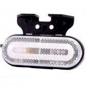 Lampa gabarit 121x47, LED, alba, Fristom