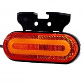 Lampa gabarit 121x47, LED, galbena, Fristom