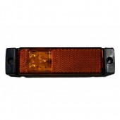 Lampa gabarit cu 3 LED-uri, galbena, cu suport urechi, 12V