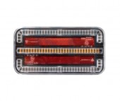 Lampa LED semnalizare dinamica 3 functii 12-24V