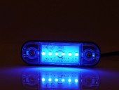 Lampa marcaj albastra LED 12/24V
