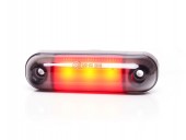 Lampa marcaj BLACK cu lumina rosie 3 LEDURI 12/24V