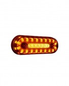 Lampa marcaj lateral portocalie 24V