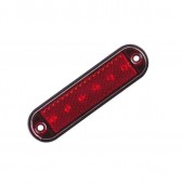 Lampa marcaj lateral rosie 10x3 cm 6 LED-URI