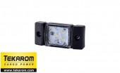 Lampa pozitie dreptunghiulara alba HORPOL