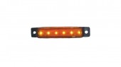 Lampa pozitie galbena 6 LED 12V