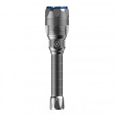 Lanterna PNI Adventure F810 cu LED 138 W, 3 niveluri iluminare plus Turbo, 12000 lumeni, zoom, pana la 250 m, acumulator 5000 mAh, IPX7, functie
