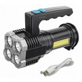 Lanterna tactica 4 LED + COB