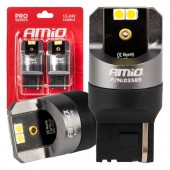 LED CANBUS PRO 7440 W21W 4x3030 SMD ALB 12/24V AMIO