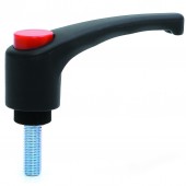 Maneta de strangere din nailon cu surub M12x50