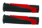 MANSOANE - CAPER - TPR Forma ergonomica Anti-alunecare - Bi-Color (Negru - Rosu) - 130mm