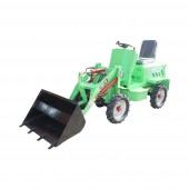 Mini incarcator frontal electric 700kg 4x4, 2 motoare 2200W brushless, baterie 60V/70Ah, capacitate ridicare 400kg, latime cupa 1000mm THOR
