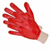 Mănuși roșii din nitril-PVC